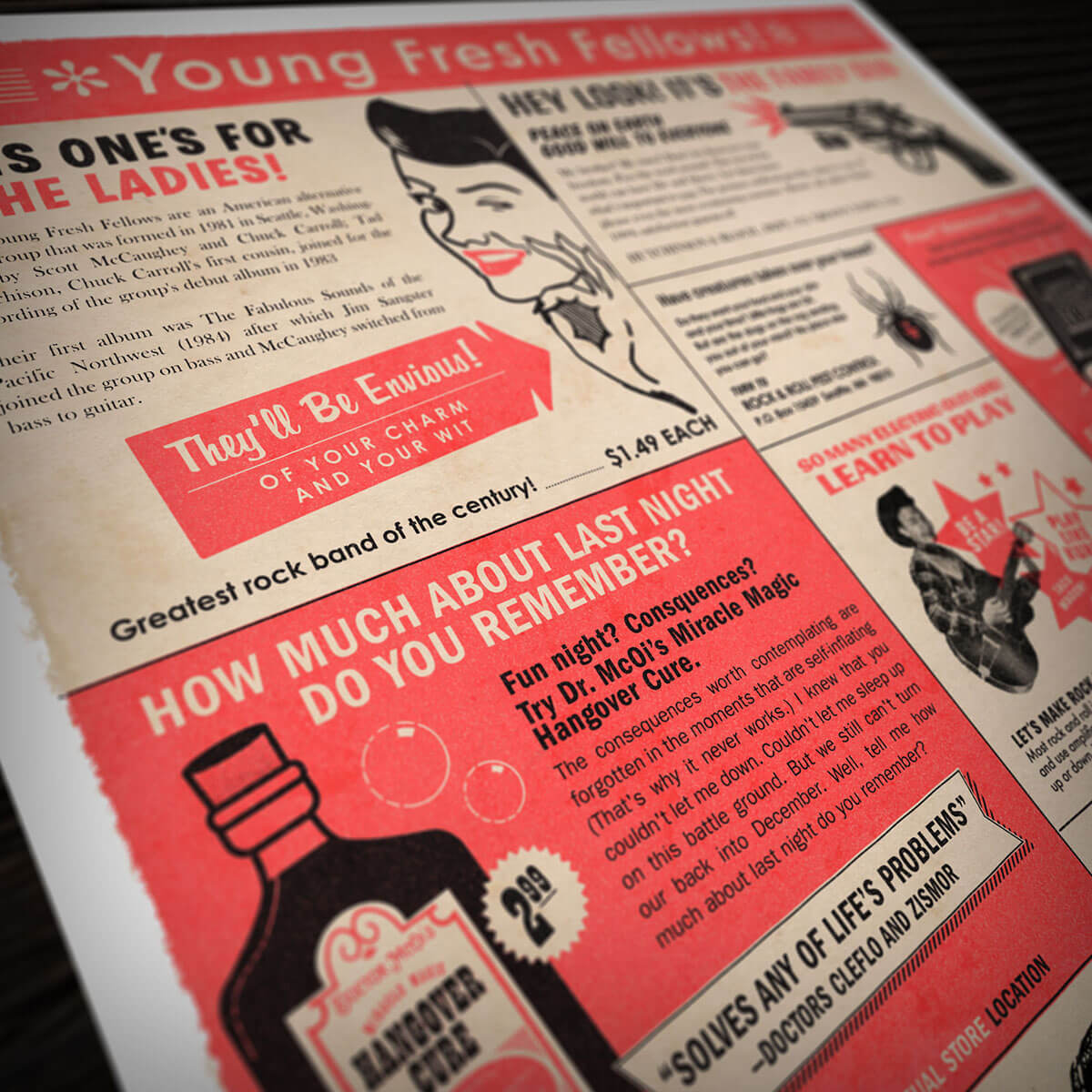 Young Fresh Fellows Vintage Ads poster